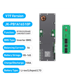 JKBMS JK-PB1A16S10P 7S-16S Active Balance Inverter BMS Balance Current 1A Continuous Current 100A Family Energy Storage Lifepo4Li-ionLTO for Growatt Deye Etc Inverter BMS (2)