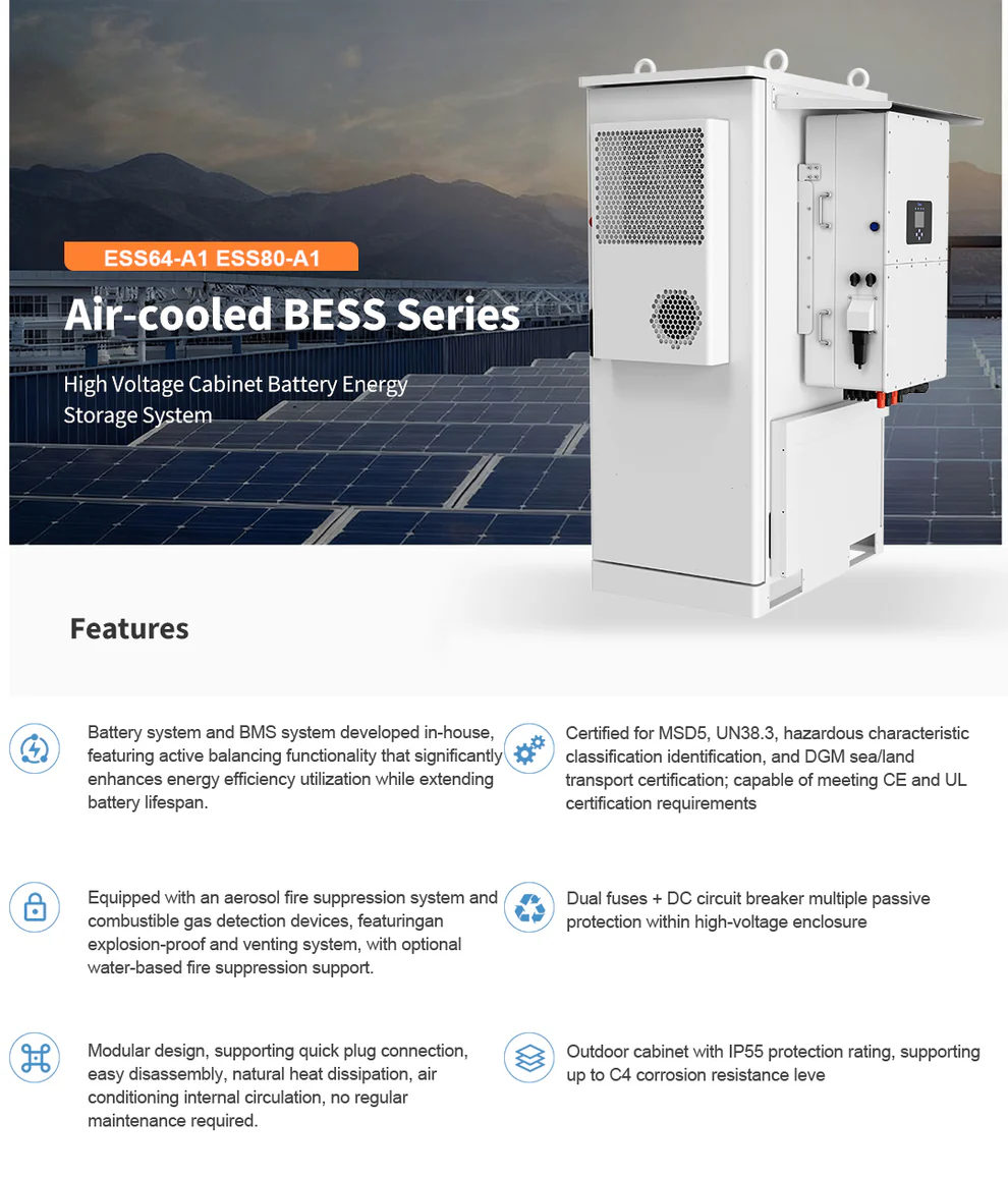 JKESS C&I All-in-One BESS 64kWh 80kWh Air-Cooled 204.8V LiFePO4 30kW40kW Inverter Hybrid Off-Grid On-Grid (3)